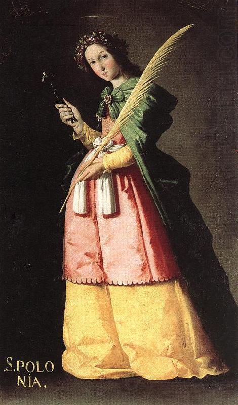 St. Apolonia, ZURBARAN  Francisco de